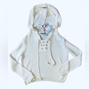 Wooden Ships Newport Solid Hoodie Cotton Breaker Sweater NWT Size XS/S